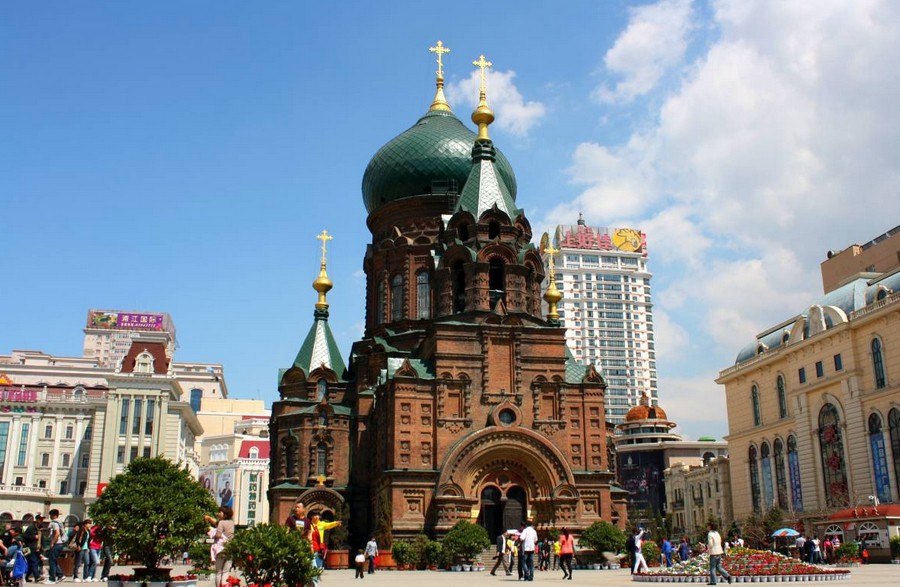 冰城哈爾濱、俄羅斯風情小鎮(zhèn)、中央大街、萬達
